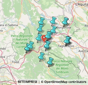 Mappa Loc.tà Recocce, 67061 Carsoli AQ, Italia (12.3005)