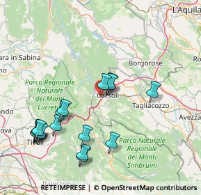 Mappa Loc.tà Recocce, 67061 Carsoli AQ, Italia (18.36059)