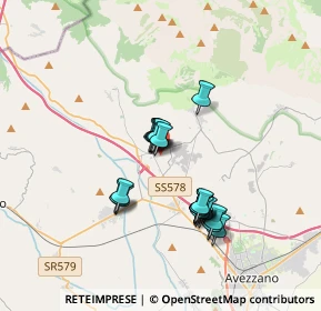 Mappa Via Alba Fucens, 67062 Magliano de' Marsi AQ, Italia (3.022)