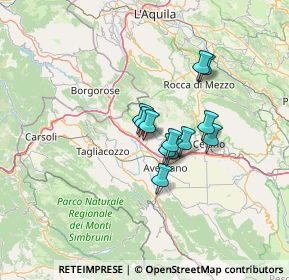 Mappa Via Alba Fucens, 67062 Magliano de' Marsi AQ, Italia (9.20667)