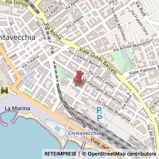 Mappa Via San Giovanni Bosco, 11, 00053 Civitavecchia, Roma (Lazio)