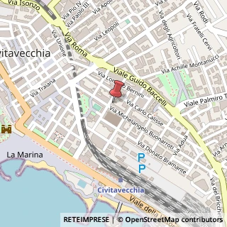 Mappa Via Buonarroti, 68, 00053 Civitavecchia, Roma (Lazio)
