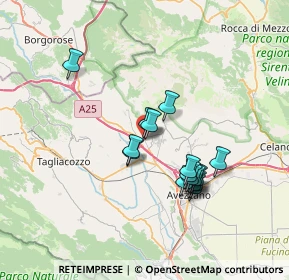 Mappa Piazza S. Luigi Orione, 67062 Magliano de' Marsi AQ, Italia (6.36875)