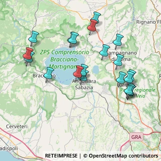 Mappa Via Gastone Tosato, 00061 Anguillara Sabazia RM, Italia (8.8275)