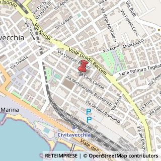 Mappa Via Vincenzo Annovazzi, 15, 00053 Civitavecchia, Roma (Lazio)