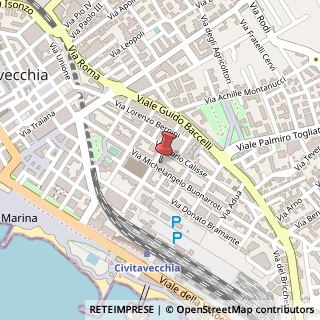 Mappa Via Buonarroti, 92, 00053 Roma, Roma (Lazio)