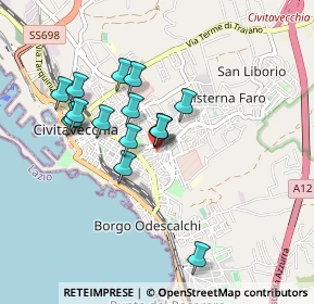 Mappa Via Po, 00053 Civitavecchia RM, Italia (0.79375)