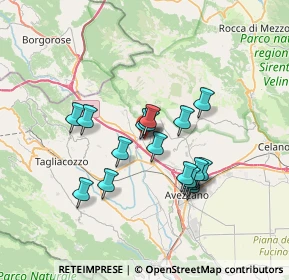 Mappa Via Vittorio Veneto, 67062 Magliano de' Marsi AQ, Italia (5.95471)