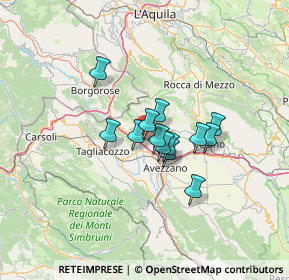 Mappa Via Vittorio Veneto, 67062 Magliano de' Marsi AQ, Italia (8.91385)