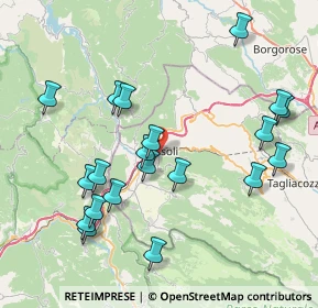 Mappa Via Roma, 67061 Carsoli AQ, Italia (8.931)