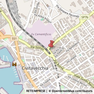 Mappa Via Roma, 8, 00053 Civitavecchia, Roma (Lazio)