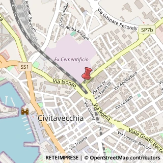 Mappa Via Terme di Traiano, 1, 00053 Civitavecchia, Roma (Lazio)
