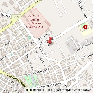Mappa Via dell'Ottimo Consiglio, 10/D, 00053 Civitavecchia, Roma (Lazio)