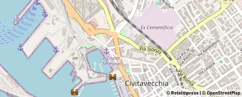 Mappa Civitavecchia
