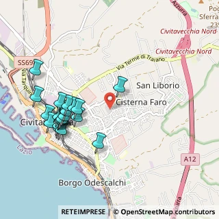 Mappa Via Ugo Bassi, 00053 Civitavecchia RM, Italia (1.107)