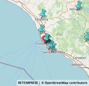 Mappa Molo Vespucci, 00053 Civitavecchia RM, Italia (13.83727)