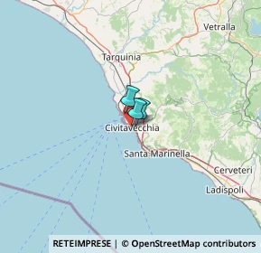 Mappa Molo Vespucci, 00053 Civitavecchia RM, Italia (33.73182)