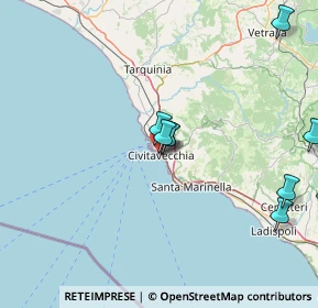 Mappa Molo Vespucci, 00053 Civitavecchia RM, Italia (35.75588)