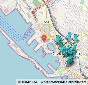 Mappa Molo Vespucci, 00053 Civitavecchia RM, Italia (0.616)