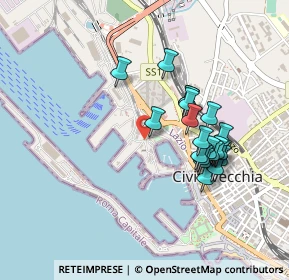 Mappa Molo Vespucci, 00053 Civitavecchia RM, Italia (0.4265)