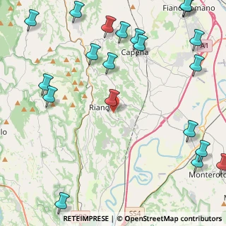 Mappa Via Monte Marino, 00060 Riano RM, Italia (6.6865)