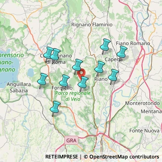 Mappa 00060 Sacrofano RM, Italia (6.64091)
