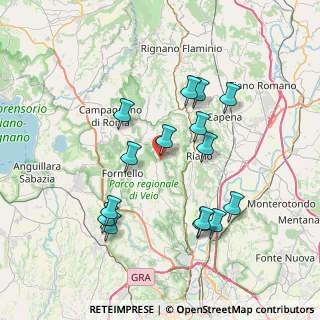 Mappa 00060 Sacrofano RM, Italia (7.65733)