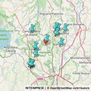 Mappa 00060 Sacrofano RM, Italia (7.36429)
