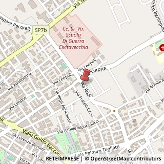 Mappa Via Rodi, 27, 00053 Civitavecchia, Roma (Lazio)