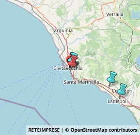 Mappa Via Rodi, 00053 Civitavecchia RM, Italia (37.281)