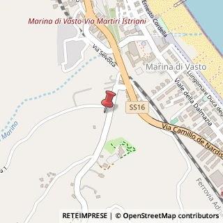 Mappa Via Montevecchio, 18, 66054 Vasto, Chieti (Abruzzo)