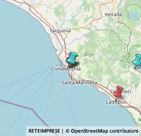 Mappa Via Pietro Nenni ang, 00053 Civitavecchia RM, Italia (36.49833)