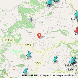 Mappa Strada di Colle Fagiano, 00018 Palombara Sabina RM, Italia (4.472)