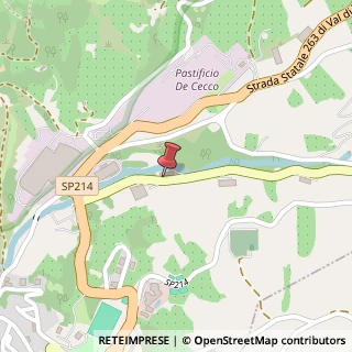 Mappa Via Mezze, 66015 Fara San Martino, Chieti (Abruzzo)