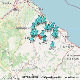 Mappa Contrada Colle Verri, 66044 Archi CH, Italia (10.208)