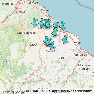 Mappa Contrada Colle Verri, 66044 Archi CH, Italia (11.52769)
