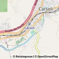 Kaart Carsoli