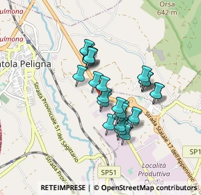 Mappa Via Località Santa Brigida, 67035 Pratola Peligna AQ, Italia (0.7)