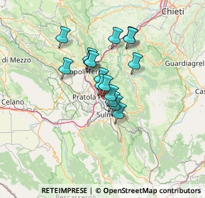 Mappa Via Località Santa Brigida, 67035 Pratola Peligna AQ, Italia (9.81188)