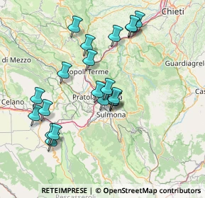 Mappa Via Località Santa Brigida, 67035 Pratola Peligna AQ, Italia (15.067)