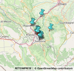Mappa Via Località Santa Brigida, 67035 Pratola Peligna AQ, Italia (5.84333)