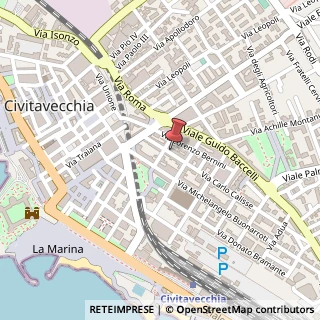 Mappa Via Carlo Calisse, 12, 00053 Civitavecchia, Roma (Lazio)