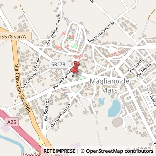 Mappa Via S. Domenico, 4, 67062 Magliano de' Marsi, L'Aquila (Abruzzo)