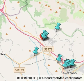 Mappa Via S. Domenico, 67062 Magliano de' Marsi AQ, Italia (3.92231)