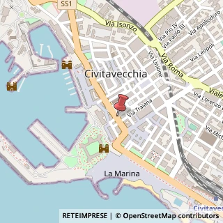 Mappa Via Andrea Doria,  1, 00053 Civitavecchia, Roma (Lazio)