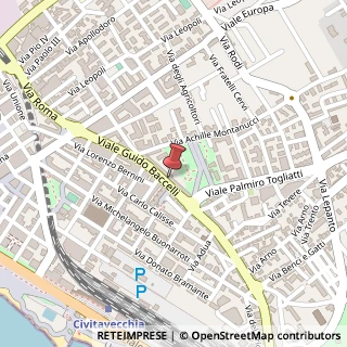 Mappa Viale Guido Baccelli, 62, 00053 Civitavecchia RM, Italia, 00053 Civitavecchia, Roma (Lazio)