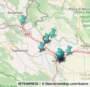Mappa Via Santa Maria di Loreto, 67062 Magliano de' Marsi AQ, Italia (6.45438)
