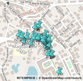 Mappa Via Santa Maria di Loreto, 67062 Magliano de' Marsi AQ, Italia (0.07143)