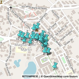 Mappa Via Santa Maria di Loreto, 67062 Magliano de' Marsi AQ, Italia (0.07143)