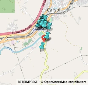 Mappa Via di Villaromana, 67061 Carsoli AQ, Italia (0.3087)